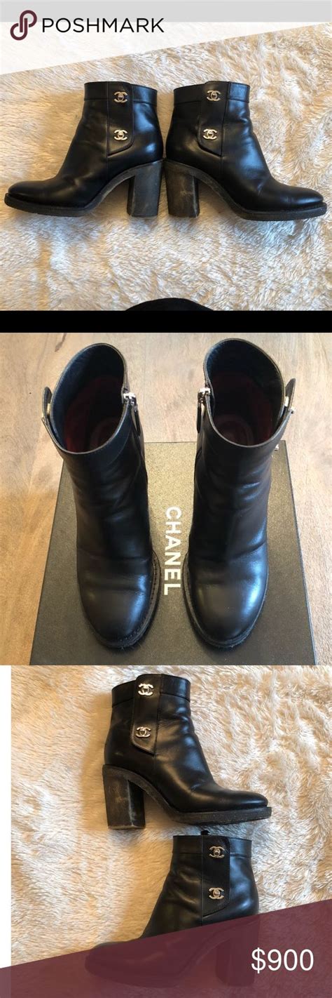 chanel turnlock boots replica|chanel style boots.